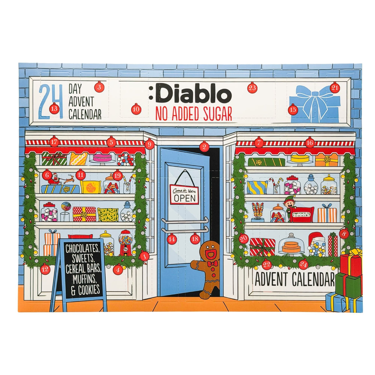 No Added Sugar 24 Day Advent Calendar 2026 Diablo Sugar Free