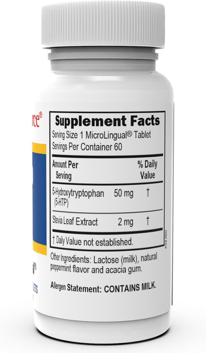 Superior Source 5-HTP 50 mg | Instant Dissolve MicroLingual Tablets – 60 Ct