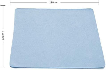 5Pcs Colourful Soft Chamois Glasses Cleaners – Fine Fiber Lens Cloths
