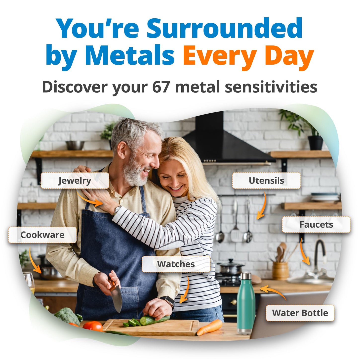5Strands Heavy Metal Sensitivity Test – At-Home Hair Test for Adults & Kids, 67 Metals, Results in 4 Days