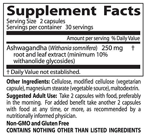 Doctor's Best Ashwagandha with Sensoril – 125mg, 60 Count