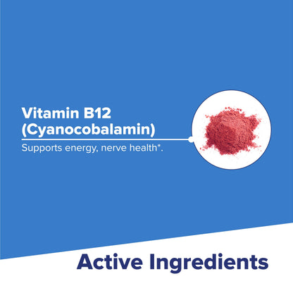 Superior Source No Shot Vitamin B-12 Cyanocobalamin 10000 mcg - Sublingual B-12 for Energy, Brain Health & Wellness - 60 Dissolvable Tablets