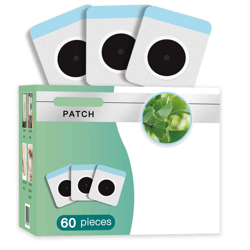 60pcs Natural Herbal Belly Button Patch with Magnet – Mugwort Navel Patch for Home Use