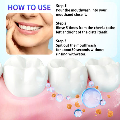 60Pcs Travel Size Mouthwash | Portable Mini Mouthwash for Fresh Breath