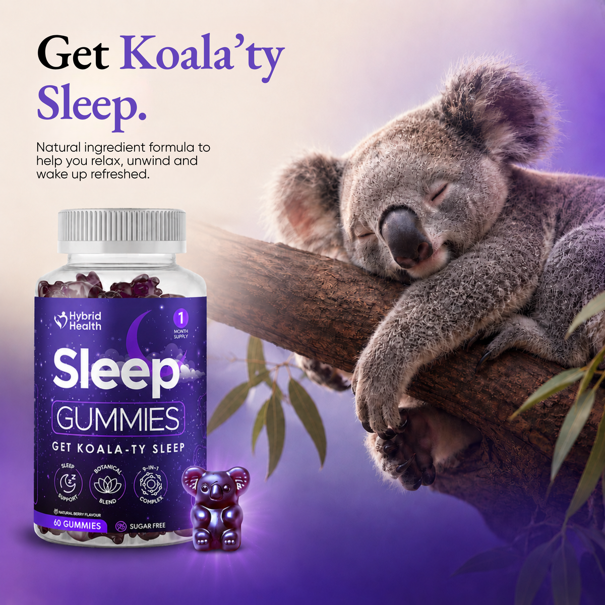 Sleep Gummies Hybrid Health