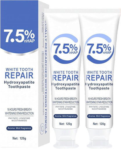 7.5% Hydroxyapatite Toothpaste – Enamel Protection, Fluoride-Free