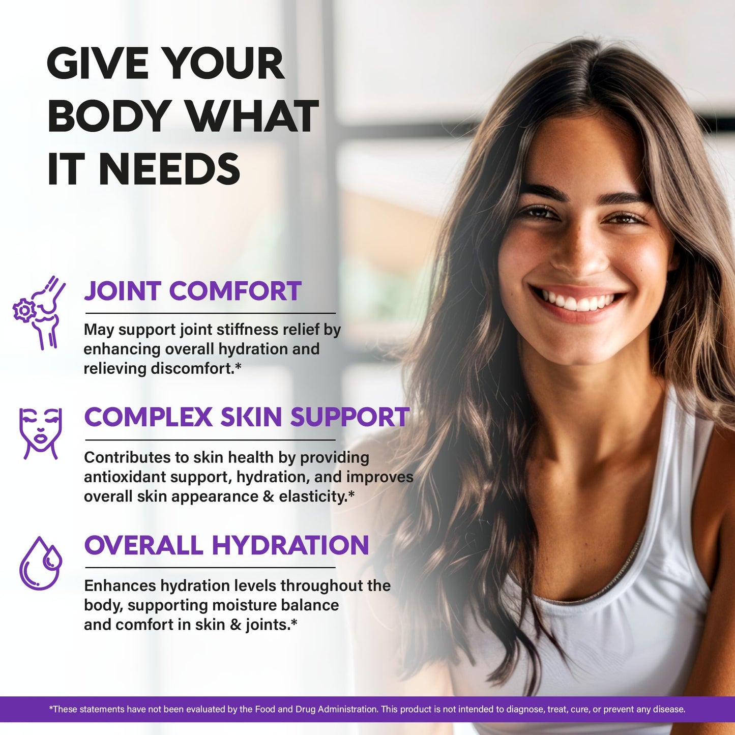 Hyaluronic Acid 1000 mg - 7-in-1 Complex | Made in USA