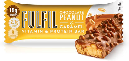 15 x Fulfil Peanut & Caramel Vitamin & Protein Bar 55G
