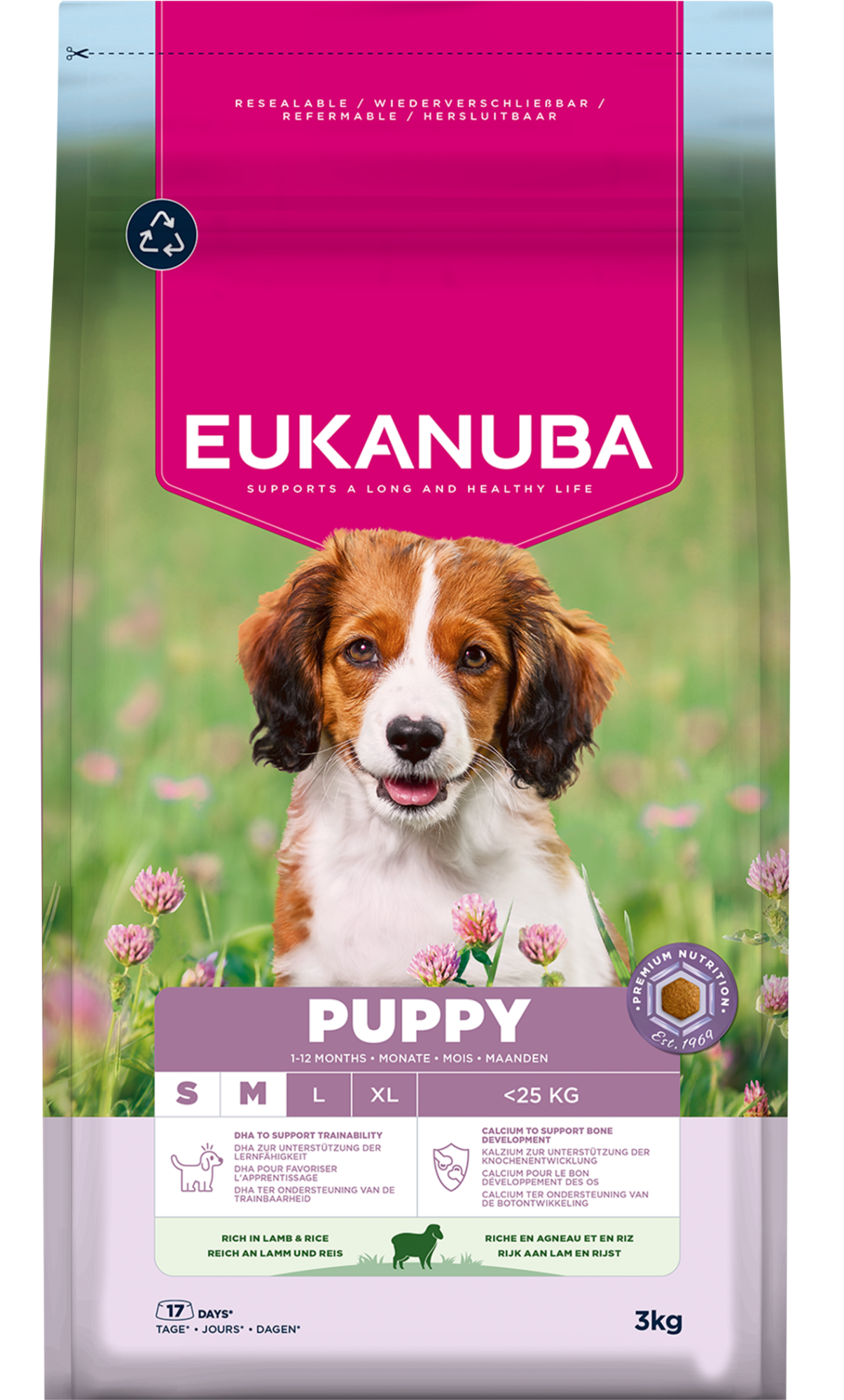 Eukanuba Dog Puppy & Junior Small/Medium Lamb & Rice