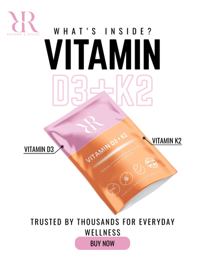 Vitamin D3 + K2 4000 iu Reform and Revive