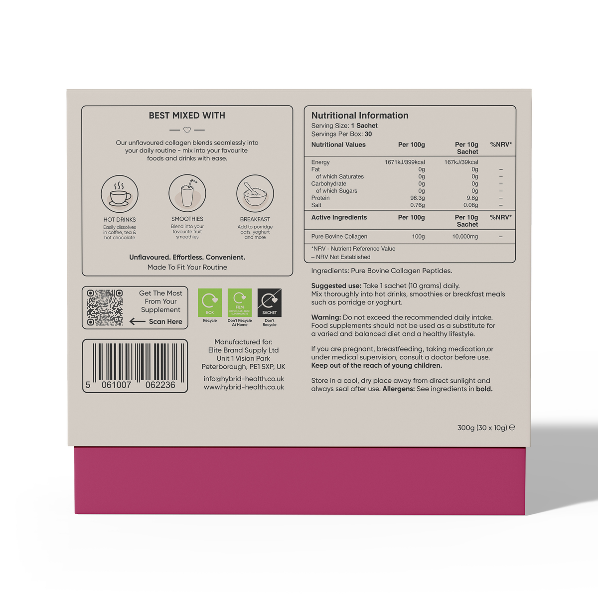 Bovine Collagen Sachets Hybrid Health