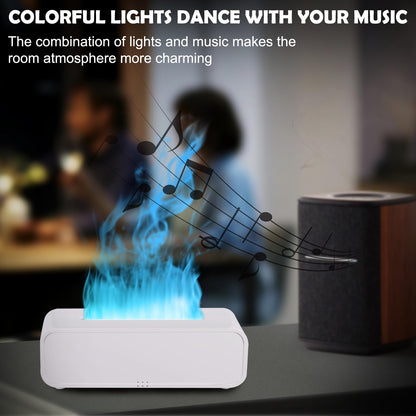 7Color Flame Diffuser – Bonfire & Fireplace (10.7 x 3 x 3.1 in)