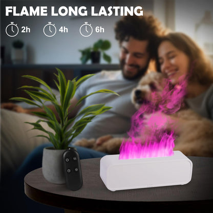 7Color Flame Diffuser – Bonfire & Fireplace (10.7 x 3 x 3.1 in)