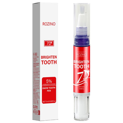 7D Brighten Tooth Whitening Pen – 5% Hydrogen Peroxide Snow Formula