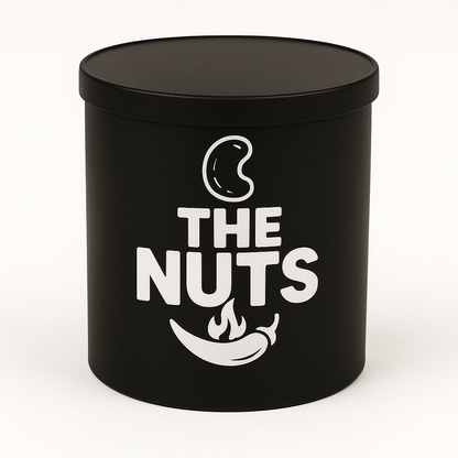 Spicy Cashews with Garlic, Onion & Curry Leaf – 250g Tub THENUTS