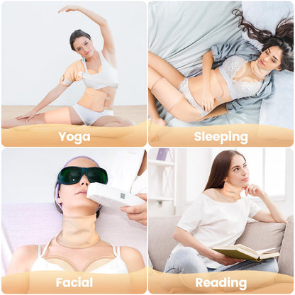 7Pack Castor Oil Pack Wraps – Organic, Reusable, Machine Washable Stomach & Body Kit