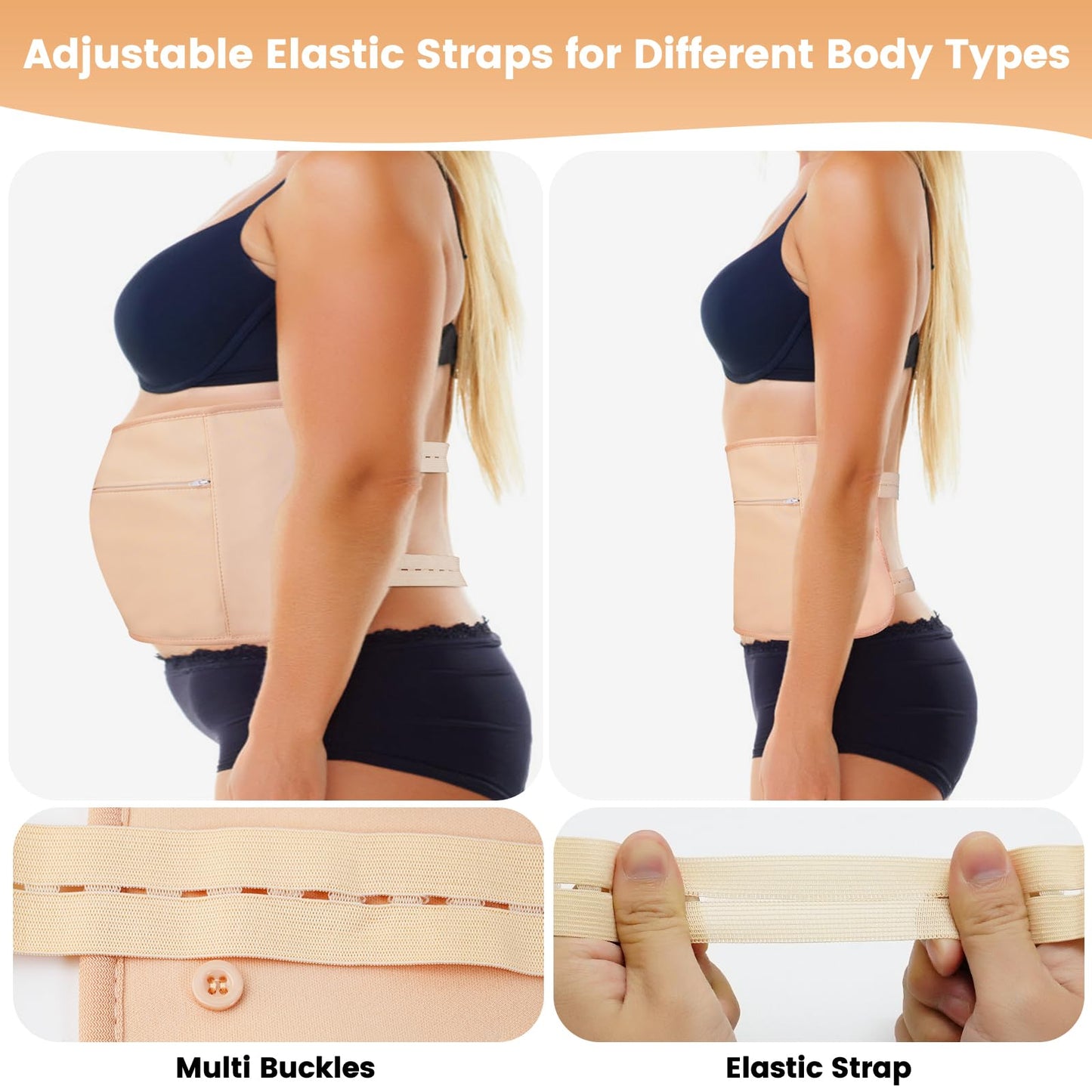 7Pack Castor Oil Pack Wraps – Organic, Reusable, Machine Washable Stomach & Body Kit