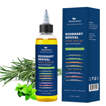 8-Oil Hair Growth Oil & Scalp Treatment - Rosemary, Peppermint, Biotin | 6.7 fl oz