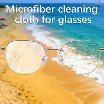 80-Pack Microfiber Cleaning Cloths for Glasses - Multi-Color - 6x7 inches
