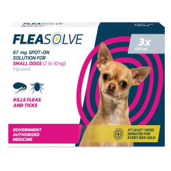 Fleasolve Spot on Dog Small 3 Treatment