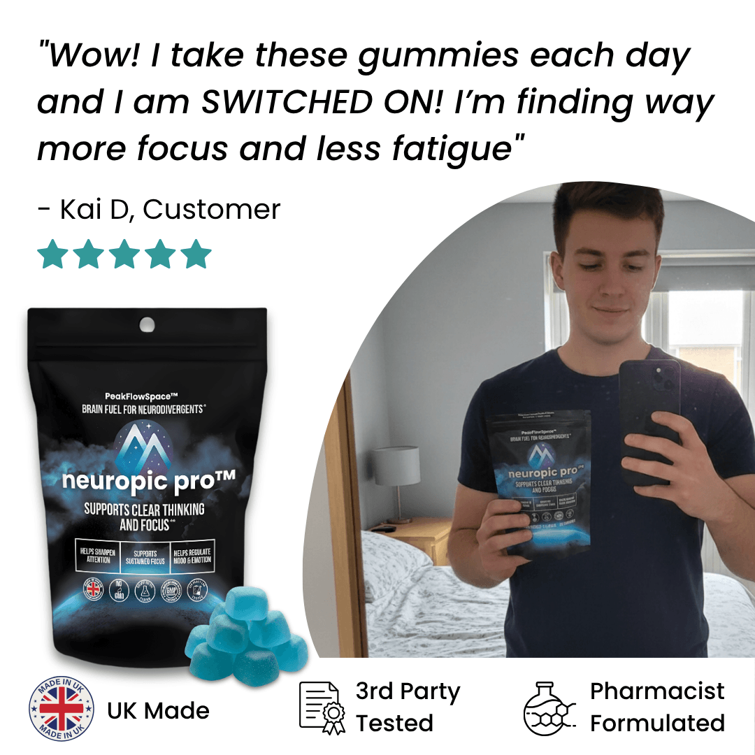 Neuropic Pro™ Nootropic Focus Gummies PeakFlowSpace