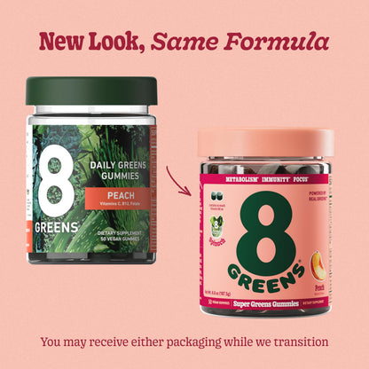 8Greens Supergreens Gummies – Organic Super Greens for Metabolism, Immunity & Focus