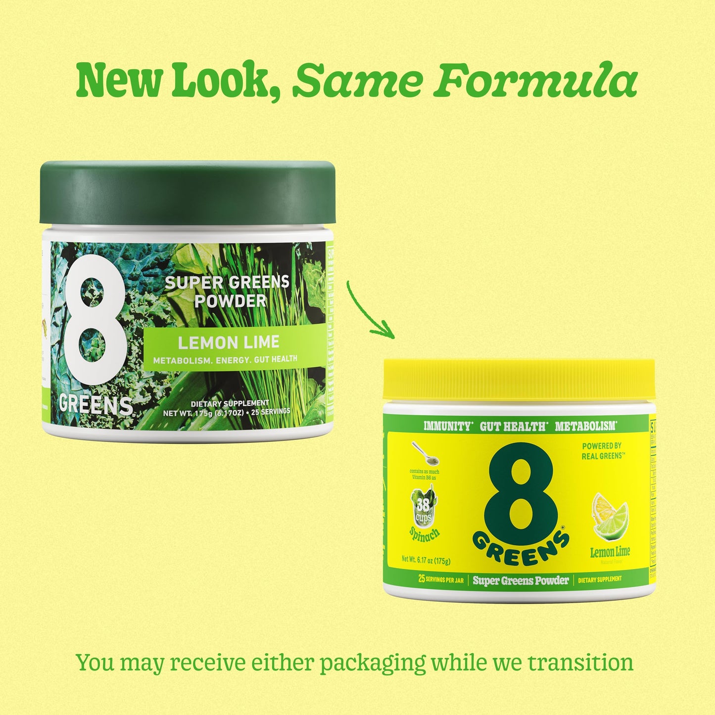 8Greens Super Greens Powder – Prebiotic & Probiotic Greens for Gut Health