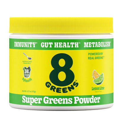 8Greens Super Greens Powder – Prebiotic & Probiotic Greens for Gut Health