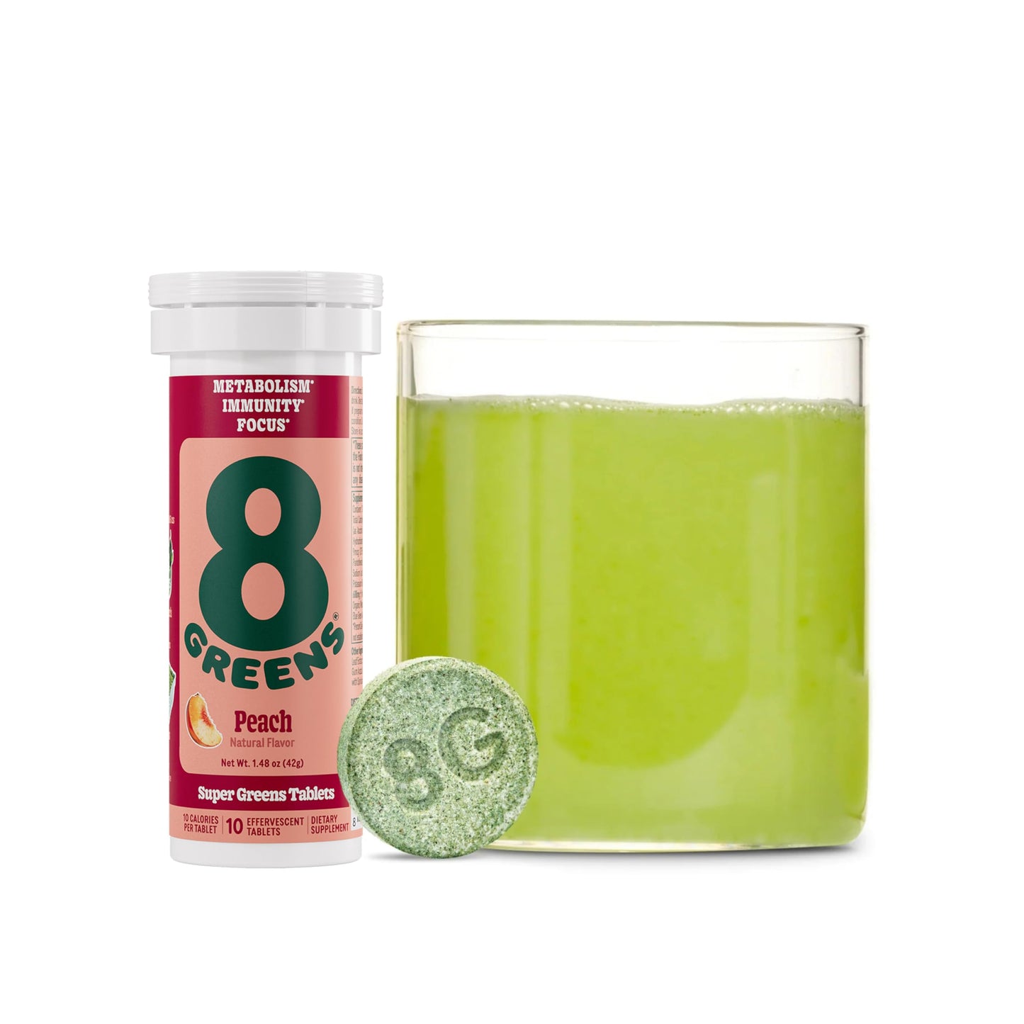 8Greens Supergreens Tablets | Metabolism, Immunity & Focus