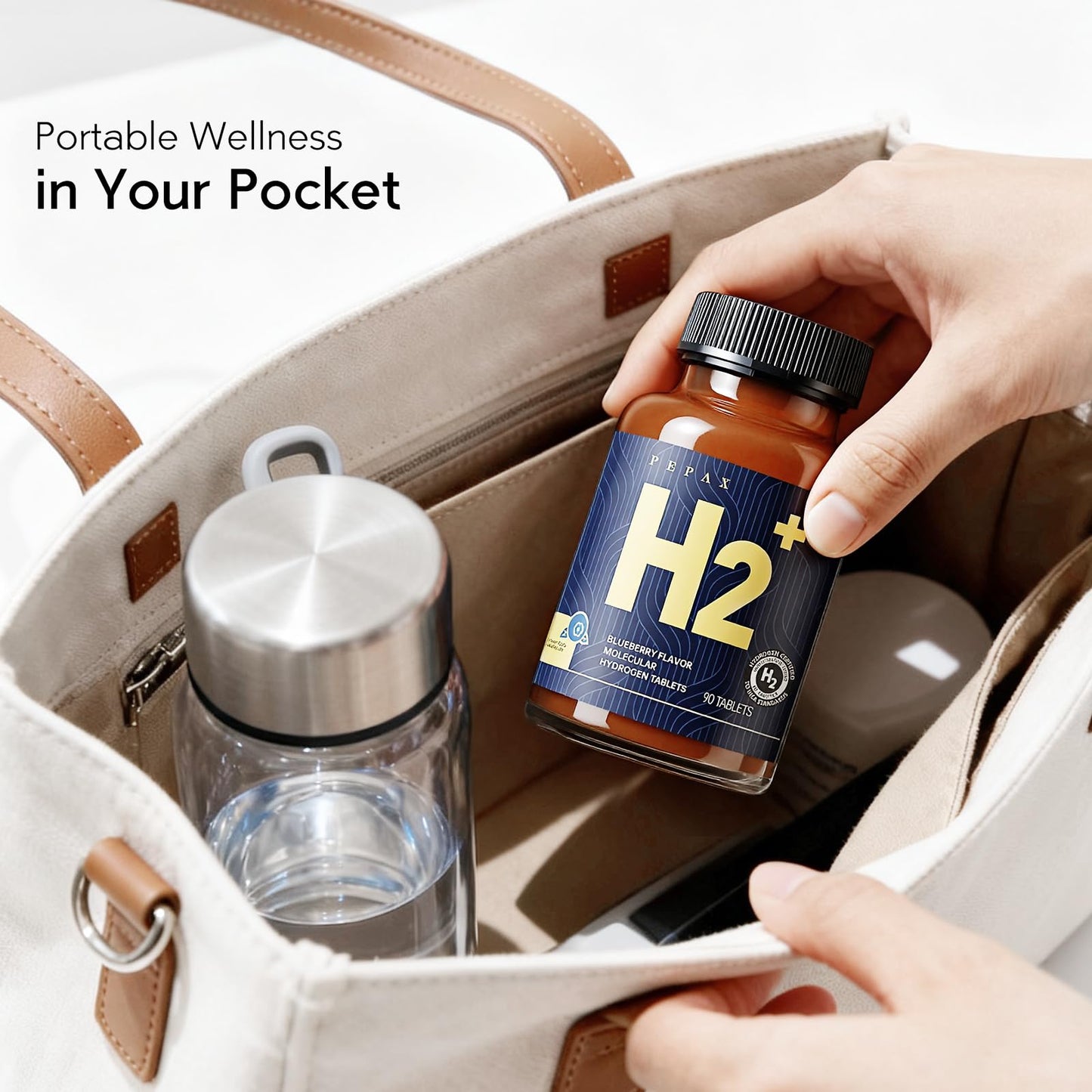 Hydrogen Water Tablets with Magnesium – 108 PPM, IHSA Certified