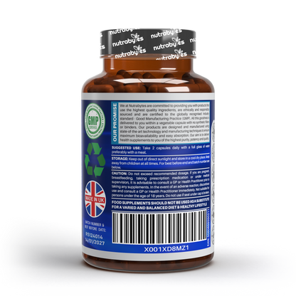 Marine Collagen Capsules Types 1 & 3 with Hyaluronic Acid & Vitamin C | 180 Capsules | 3-Month Supply | UK Made