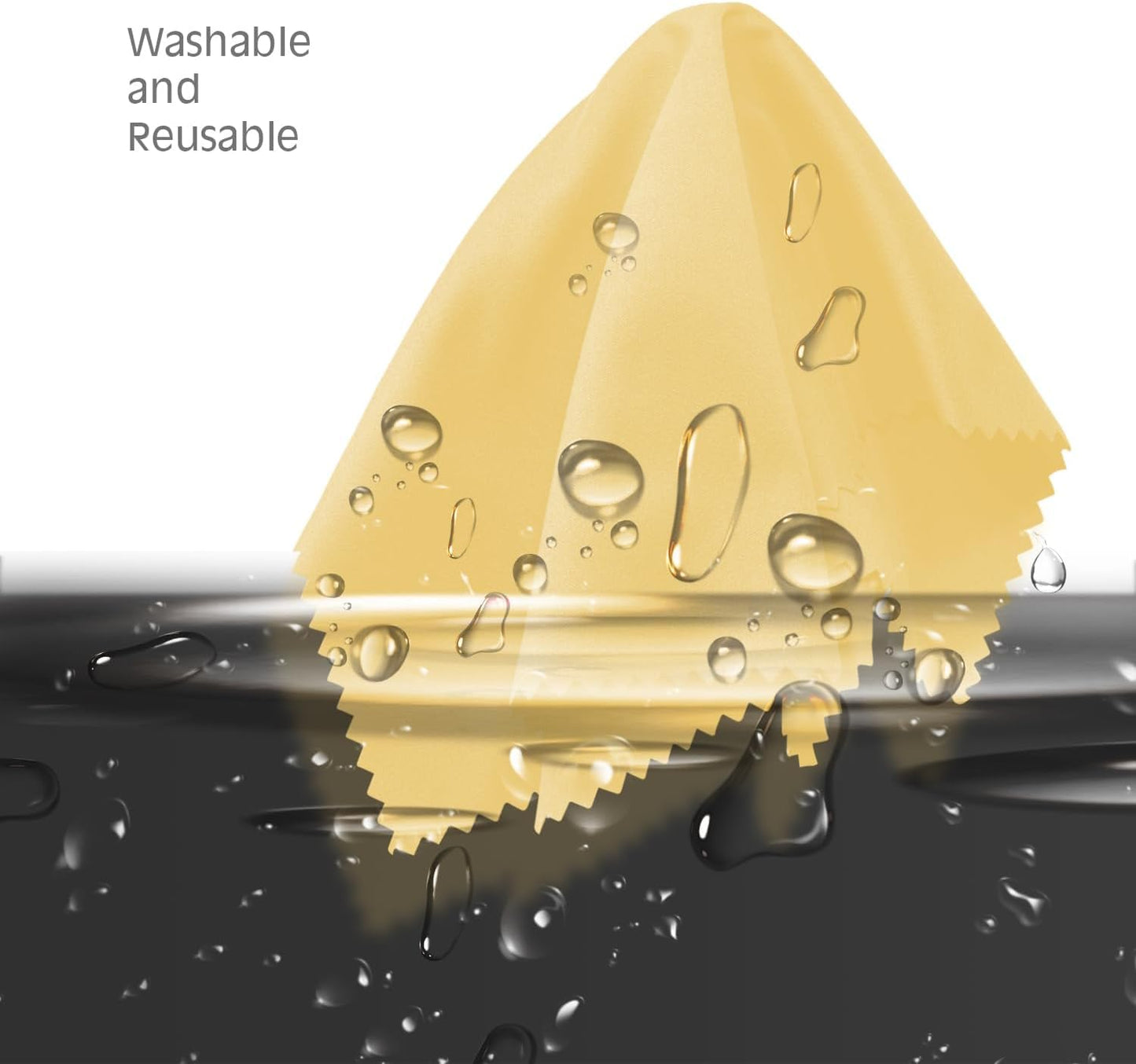 AAwipes Eyeglasses Cleaning Microfiber Cloths Bulk - 5.5x5.5, 5 Colors, 100 pcs, No Logo, Sublimation Blank (V1595)