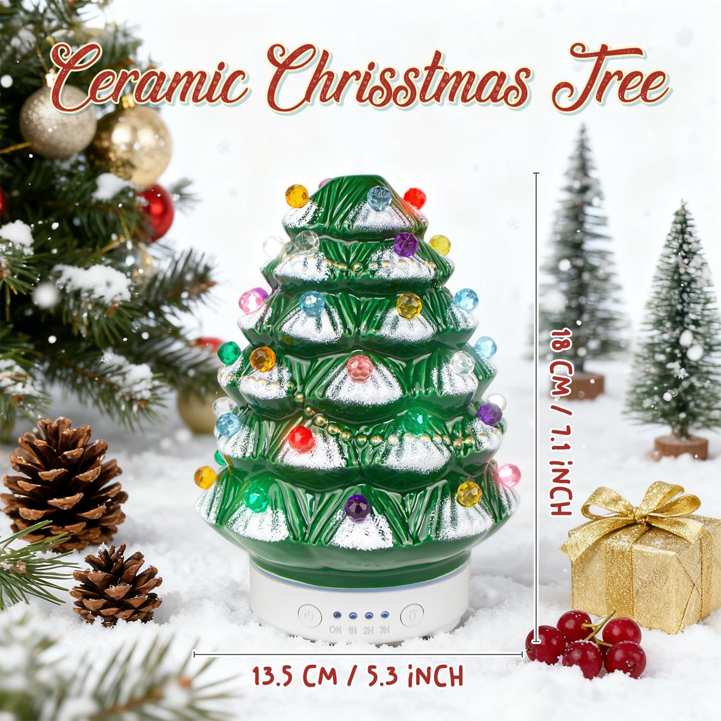 ARVIDSSON Christmas Essential Oil Diffuser - Ceramic Ultrasonic