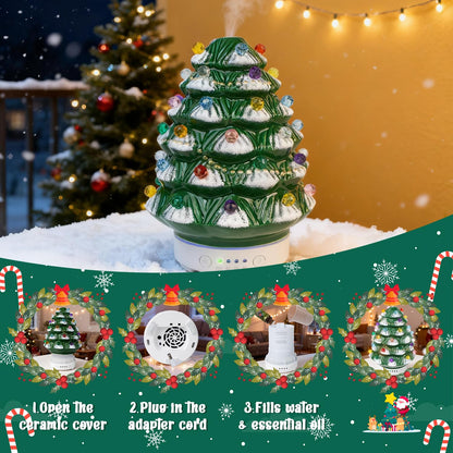 ARVIDSSON Christmas Essential Oil Diffuser - Ceramic Ultrasonic