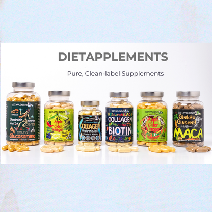 Complete Hair, Skin, Nails Supplement! Marine Collagen, Hyaluronic Acid, Biotin, Vitamins, Minerals, Superfood - 35 Ingredients