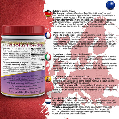 DivyaHerb Ashoka Powder 100 gram - Women's Wellness Support
