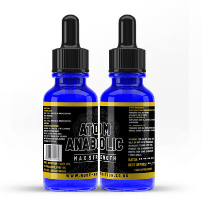 Atom Anabolic Liquid Testosterone Booster Muscle Growth & Strength