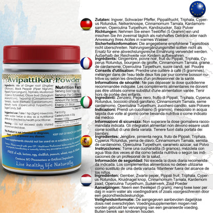 DivyaHerb Avipattikar Powder 100 gram - Stomach Comfort Support