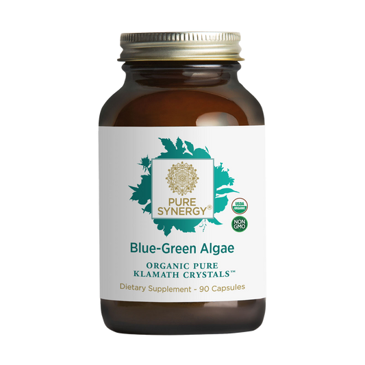 Pure Synergy Organic Blue-Green Algae Capsules Fuss Free Nutrition