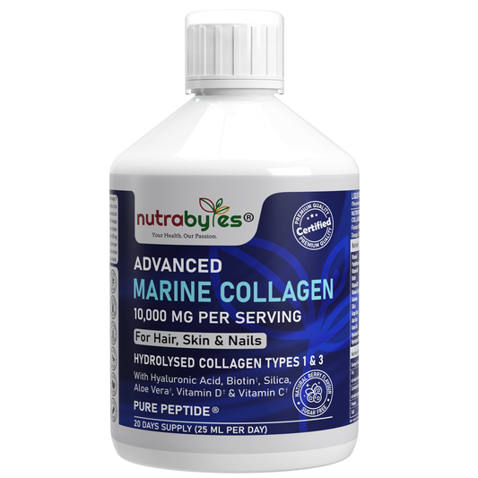 Advanced Liquid Marine Collagen Supplement 10,000 mg NUTRABYTES