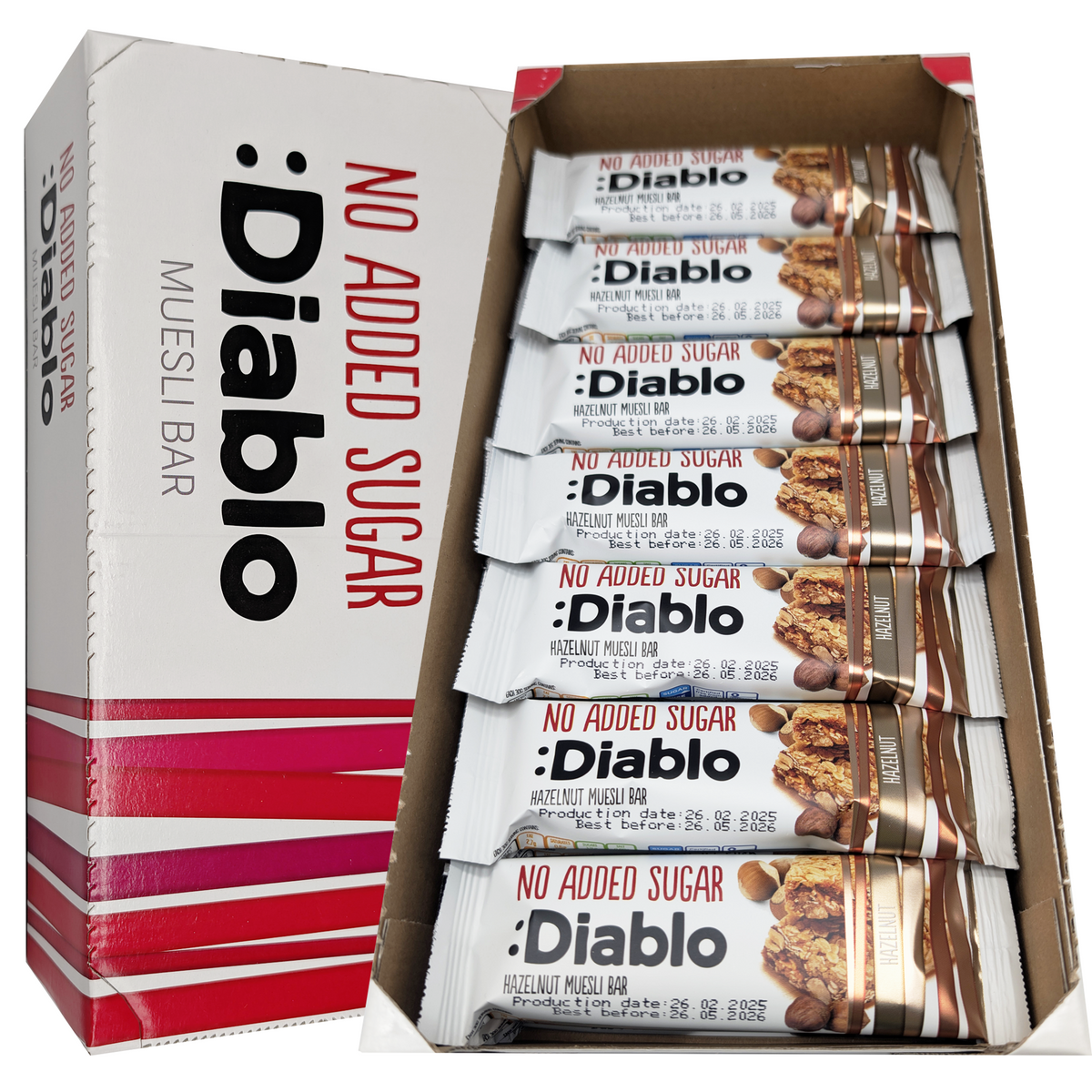 Hazelnut Muesli Bar Diablo Sugar Free