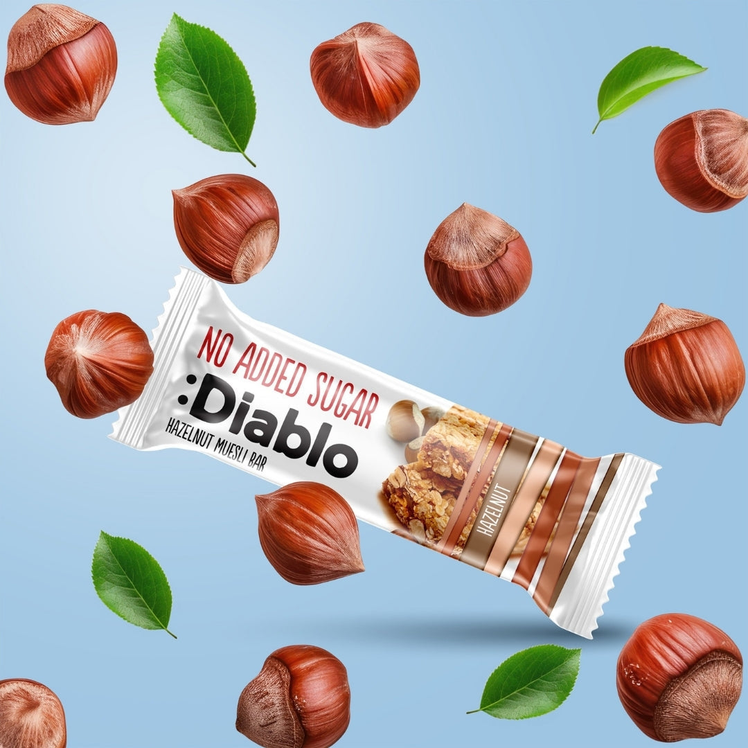 Hazelnut Muesli Bar Diablo Sugar Free