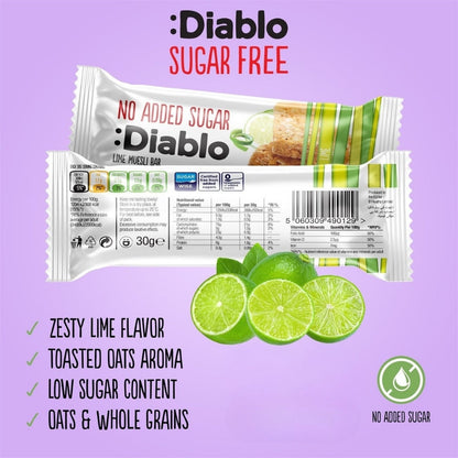 Lime Muesli Bar Diablo Sugar Free