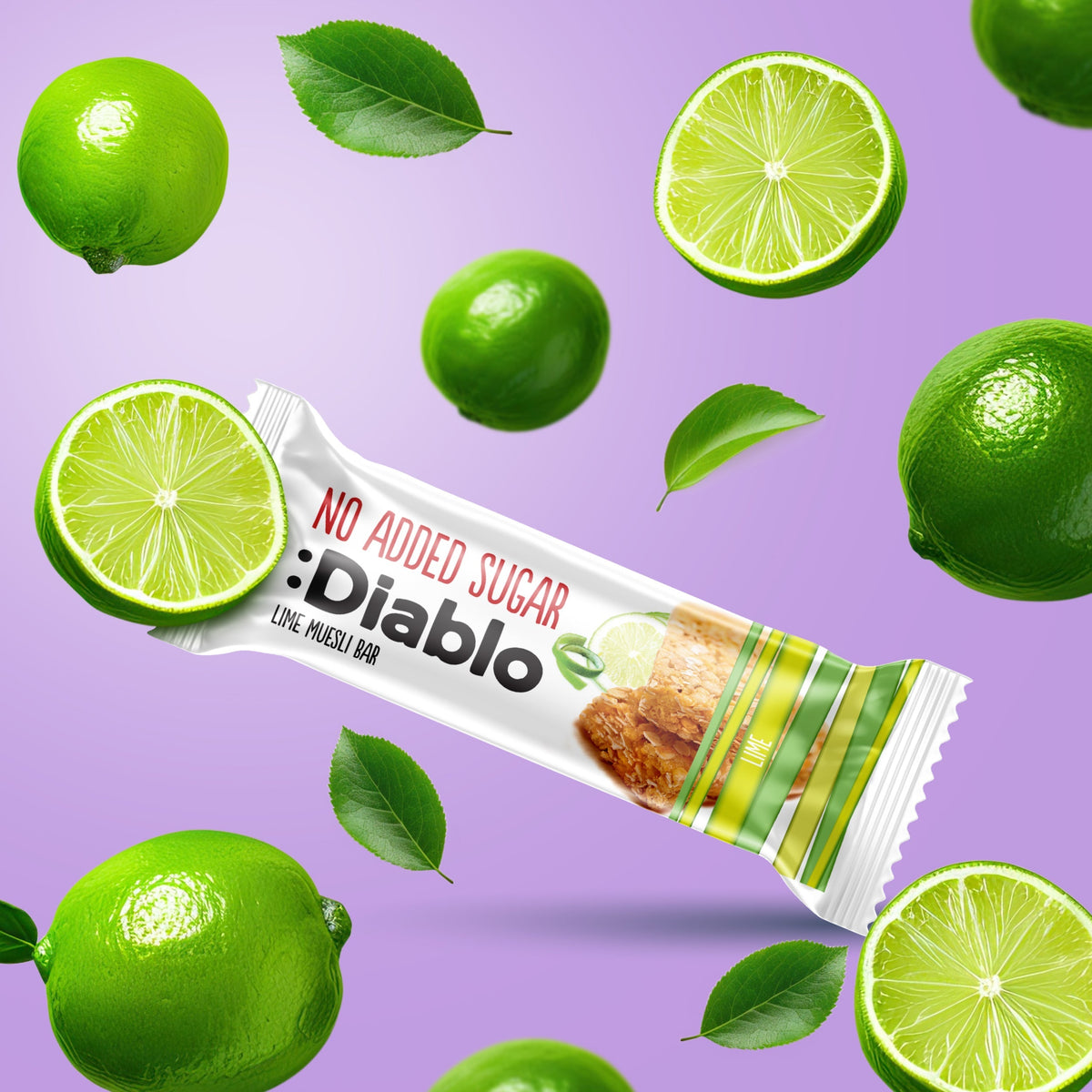 Lime Muesli Bar Diablo Sugar Free