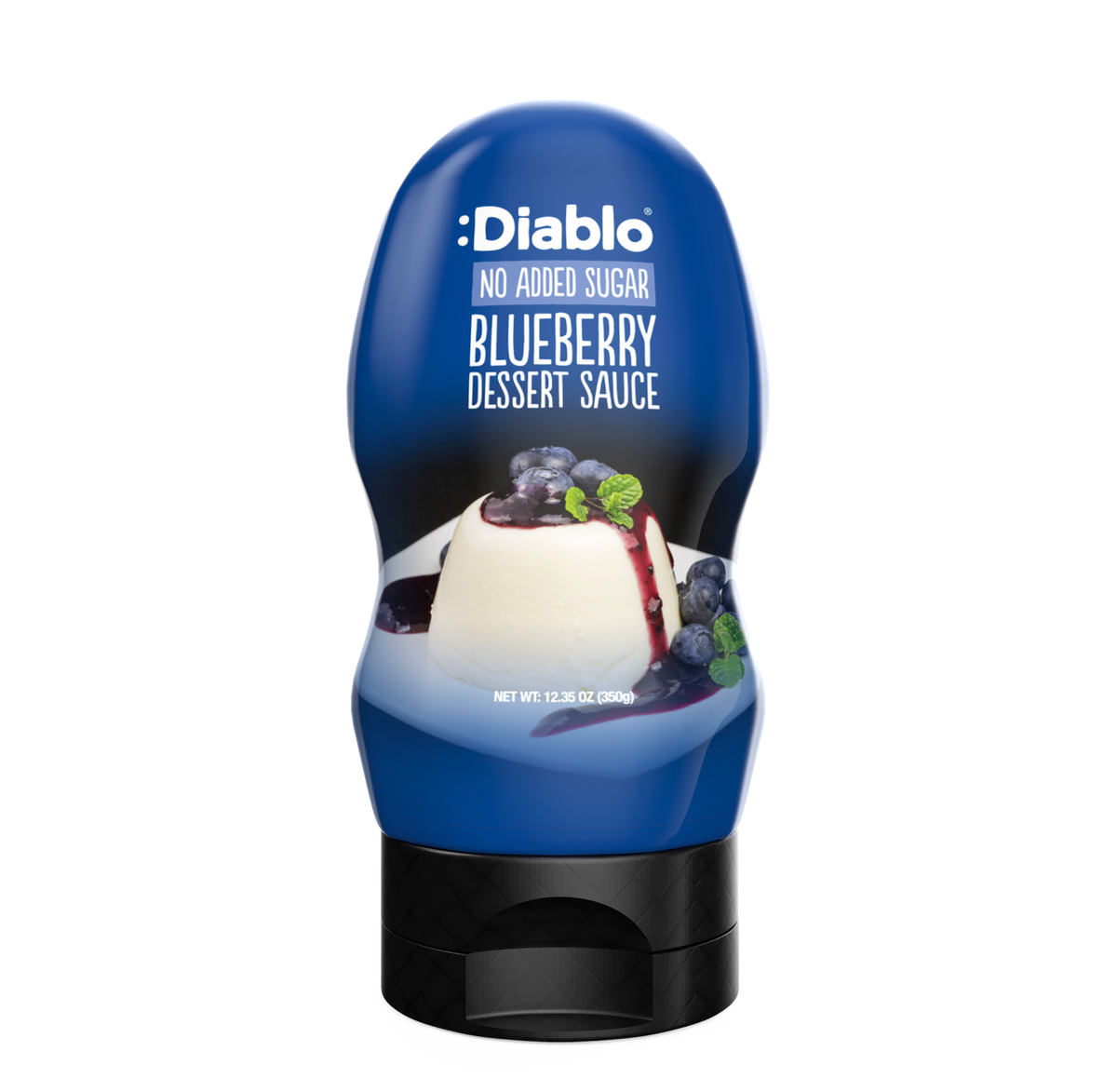 No Added Sugar Blueberry Dessert Topping (350g) Diablo Sugar Free