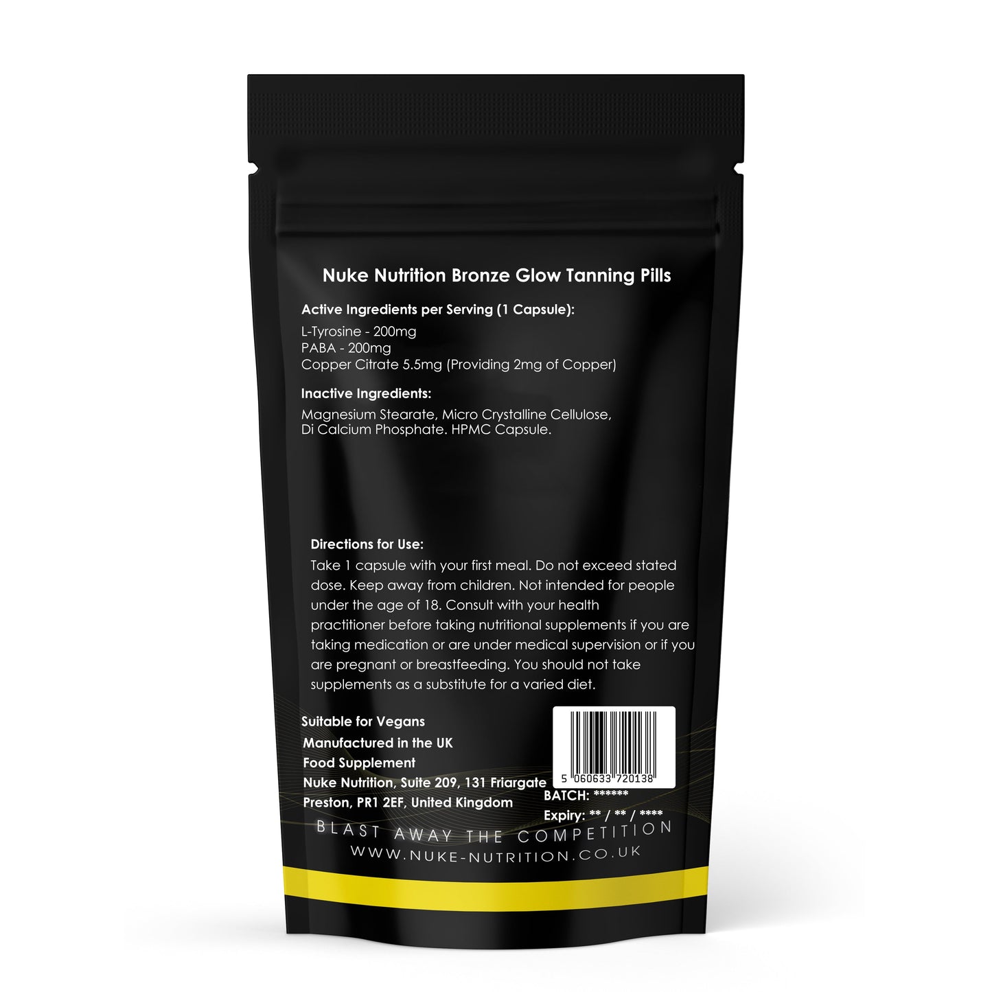 Tanning Pills - Bronze Glow Tanning Capsules High Strength Pills with No Sunbeds Required