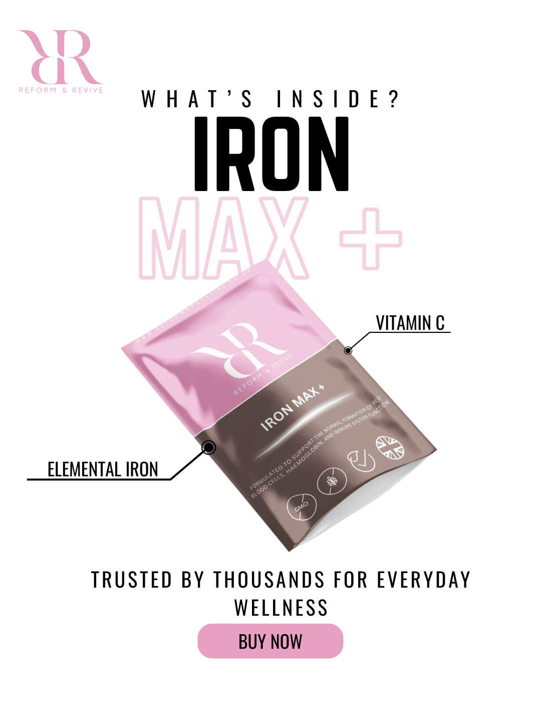 Iron Max + 30/180 tablets Reform and Revive