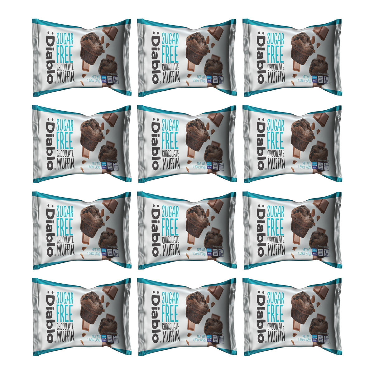 Sugar Free Chocolate Muffin (45g) Diablo Sugar Free