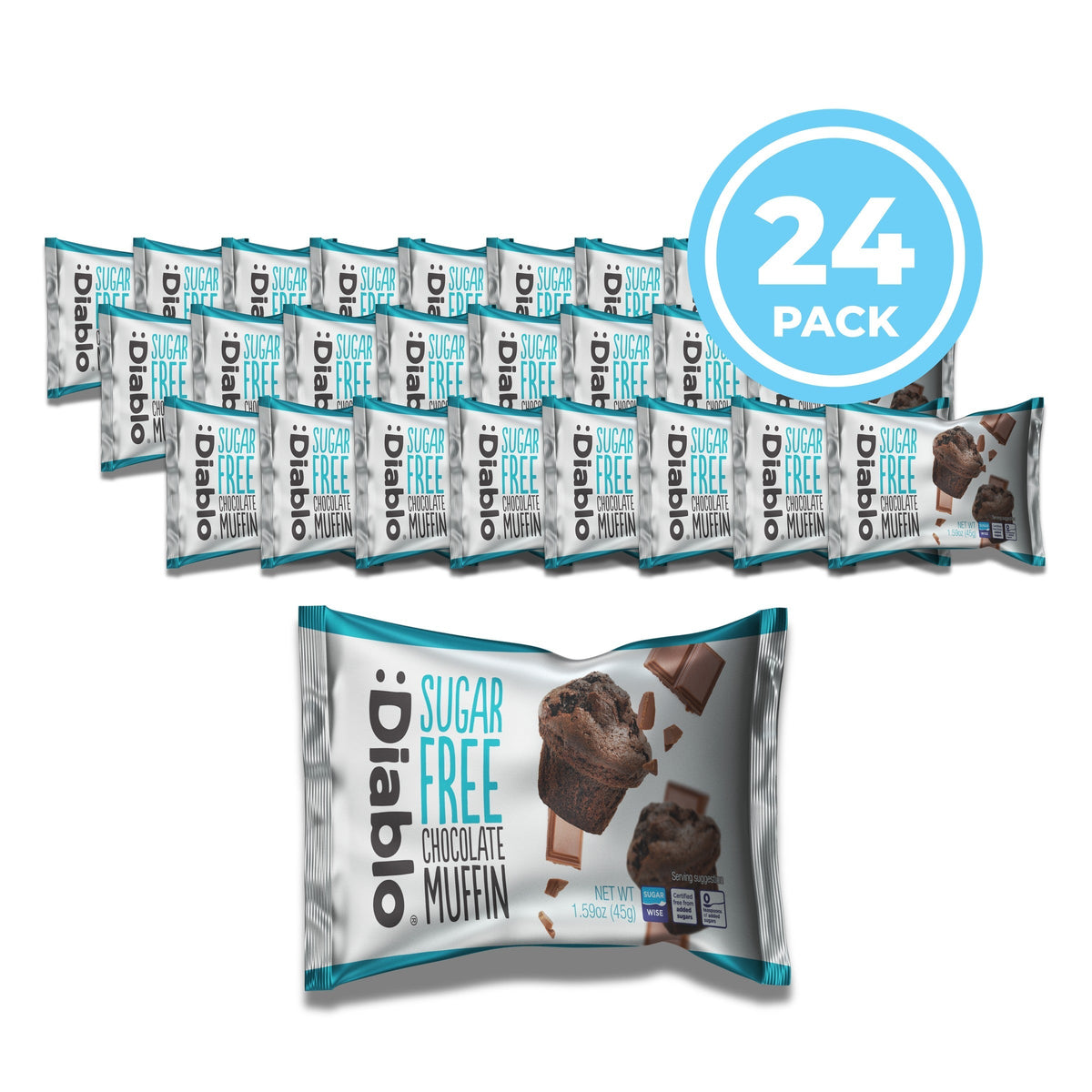 Sugar Free Chocolate Muffin (45g) Diablo Sugar Free