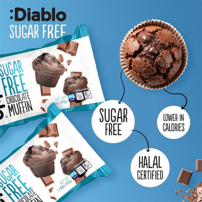 Sugar Free Chocolate Muffin (45g) Diablo Sugar Free